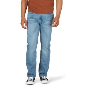 Wrangler Men's Straight Jeans Light Blue
